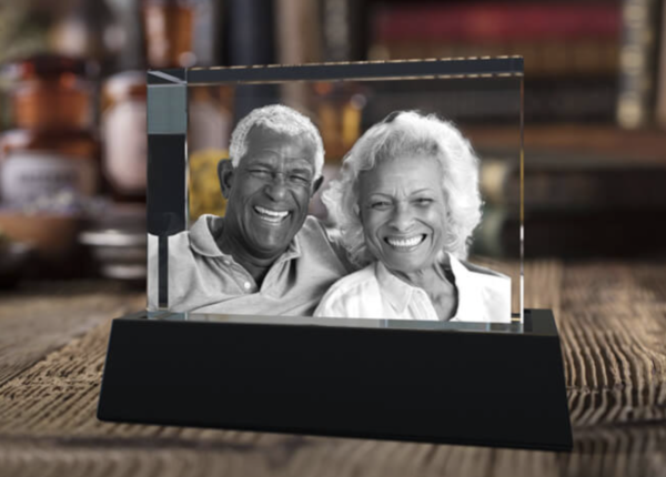 3D Crystal Rectangle Wide