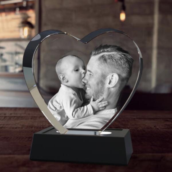3D Crystal Heart